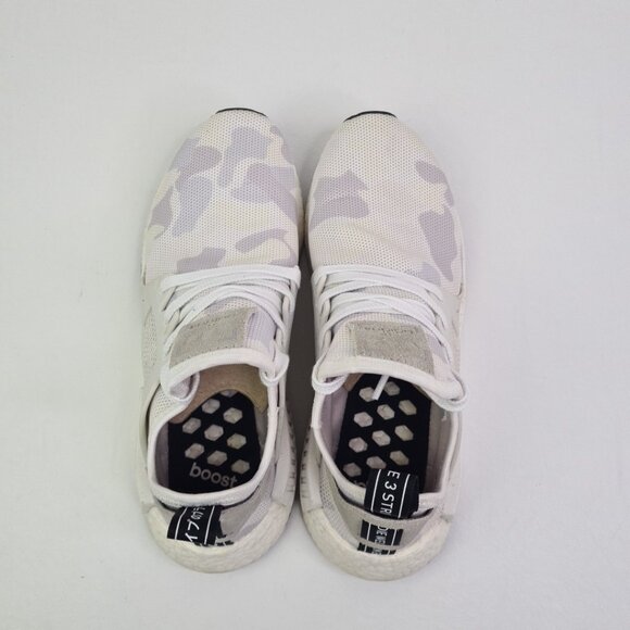 Adidas NMD XR1 White Duck Camo Men's Athletic Sneakers Running Size 8 - Picture 5 of 12